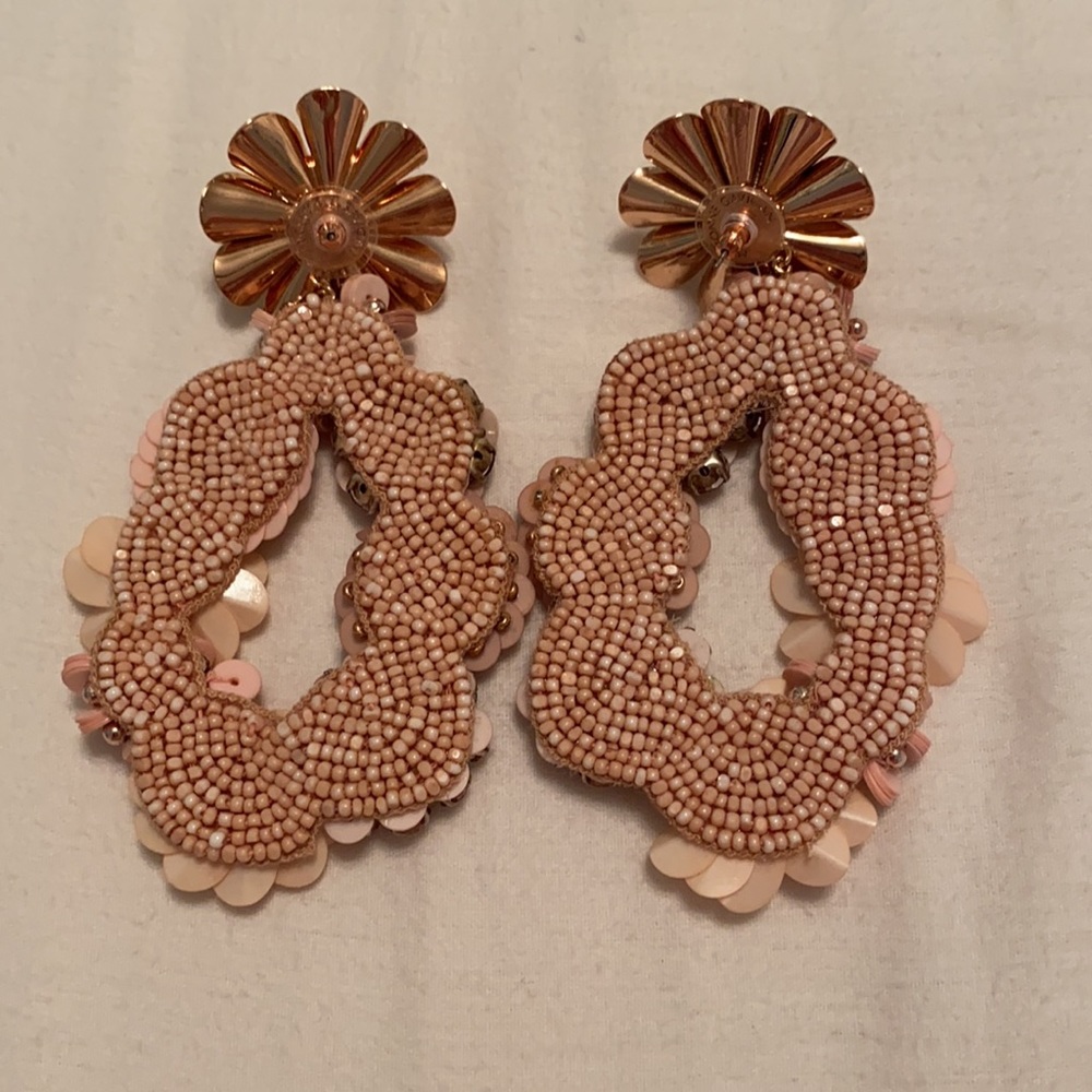 NWOT Mignonne Gavigan Pink Elyse Earrings - Picture 3 of 3